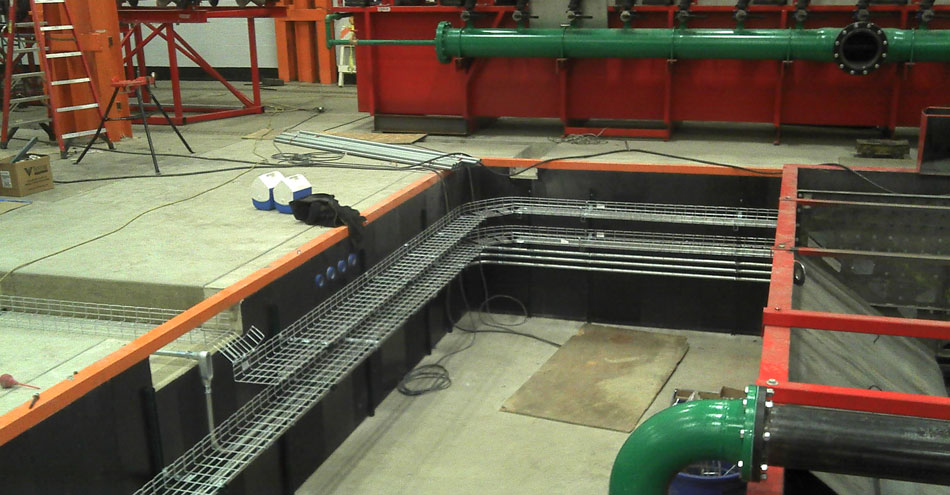 Eaton Steel: Cable Tray System in Cooling Pit